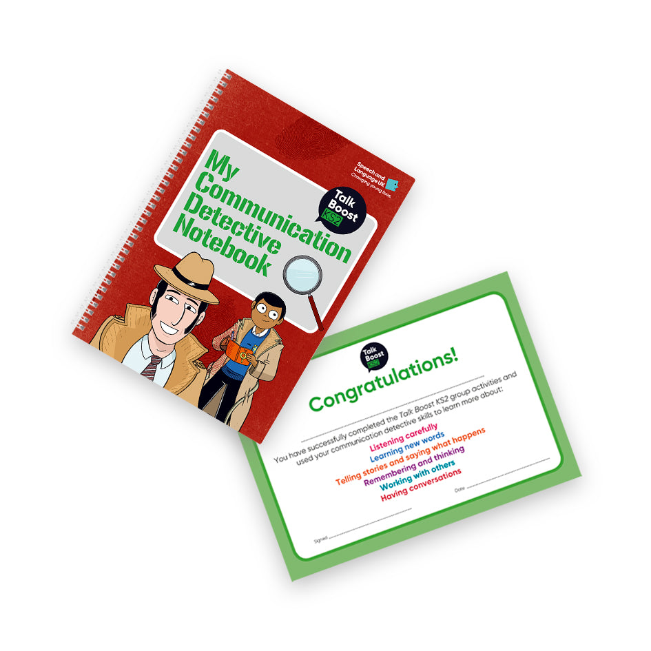 Talk Boost KS2 Detective Notebooks (set of 12)